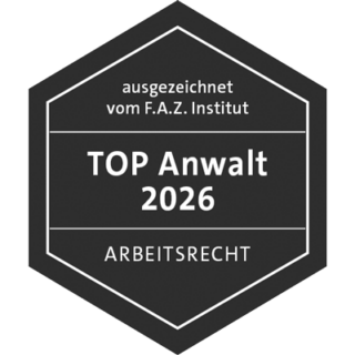 F.A.Z. Insti­tut: TOP Anwalt für Arbeitsrecht
